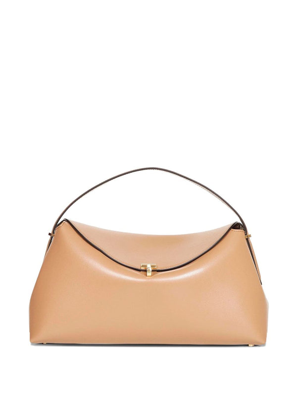 T-Lock Leather Handbag