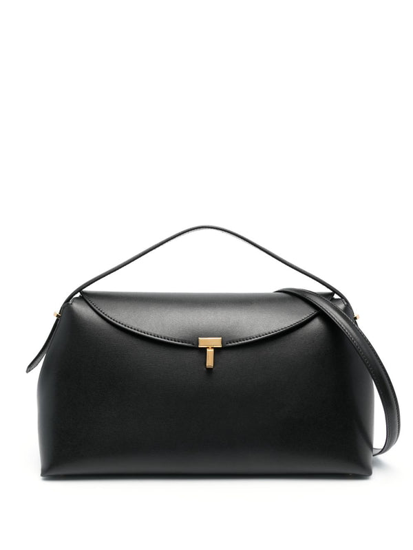 T-Lock Leather Handbag