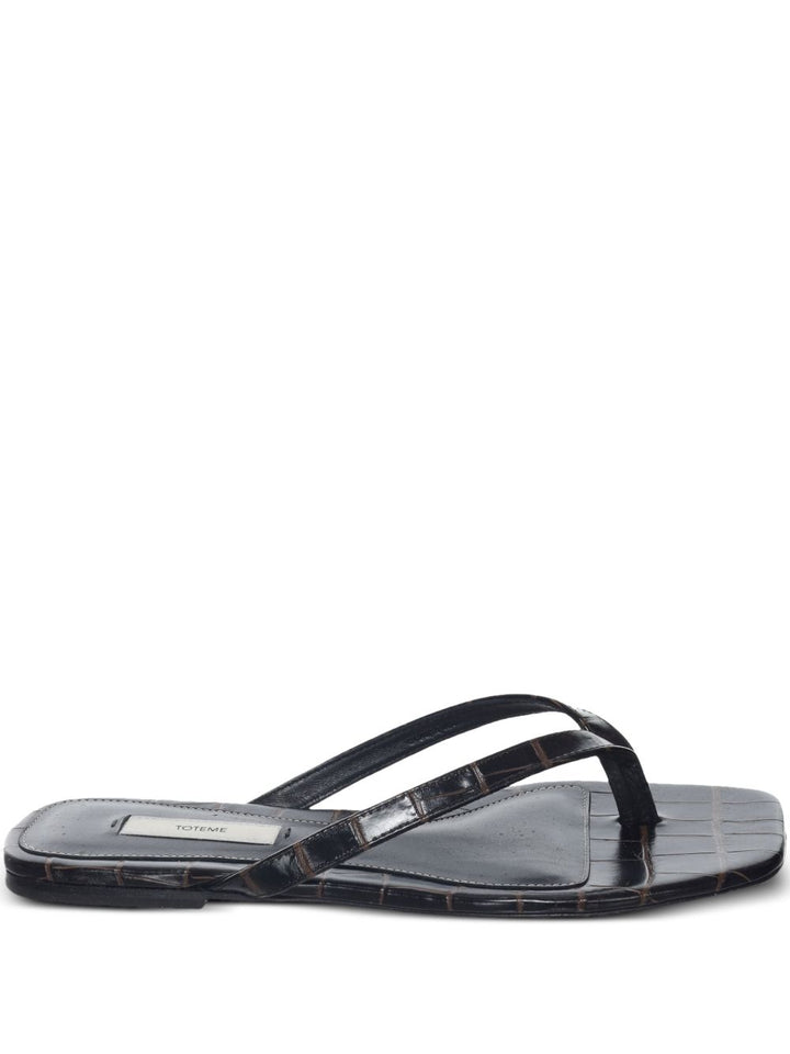 Toteme Pre Sandals - BROWN | 954036aadd1a615c14b10b6845b71c6a4b0ae99c