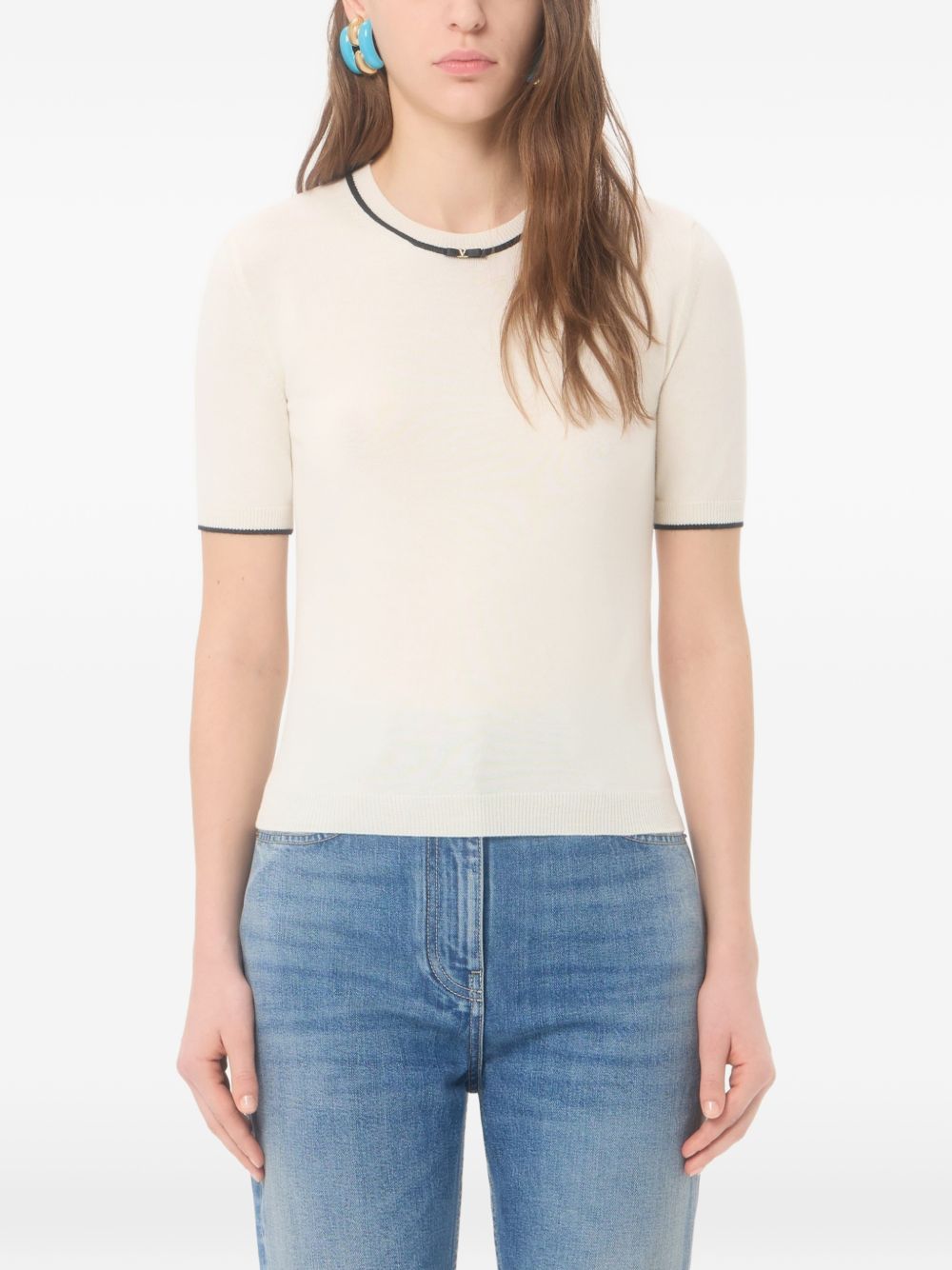 Valentino Sweaters - WHITE | 7ad59f558f7f0eac7d5f6f628dbe3fa7e490c810