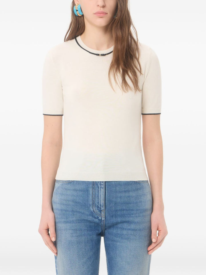 Valentino Sweaters - WHITE | 7ad59f558f7f0eac7d5f6f628dbe3fa7e490c810