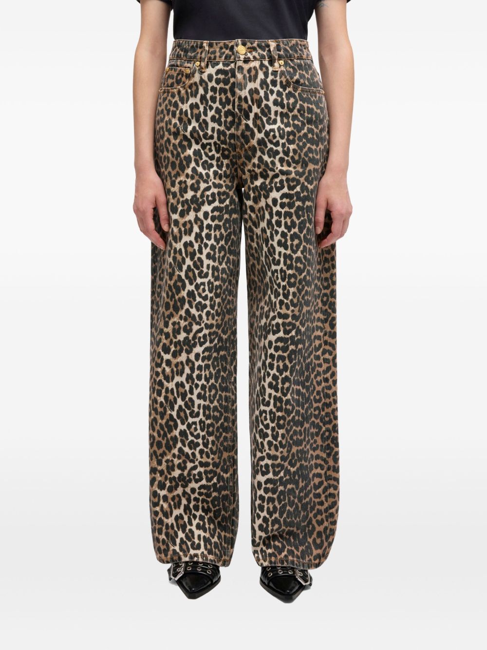 Ganni Jeans - ANIMALIER | 88ac3f865146a4b46de9a001ff90f9c38bbc0914