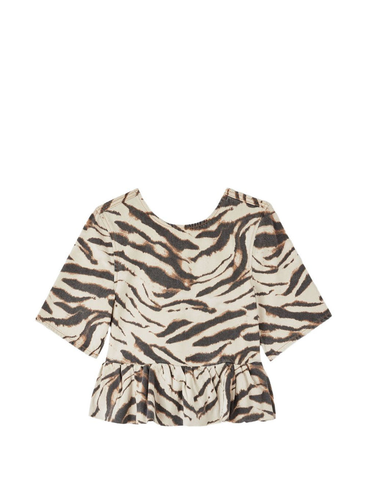 Ganni Top - WHITE | 45231e27ffb1cb3843be2f9f95ca698c9d6e063e