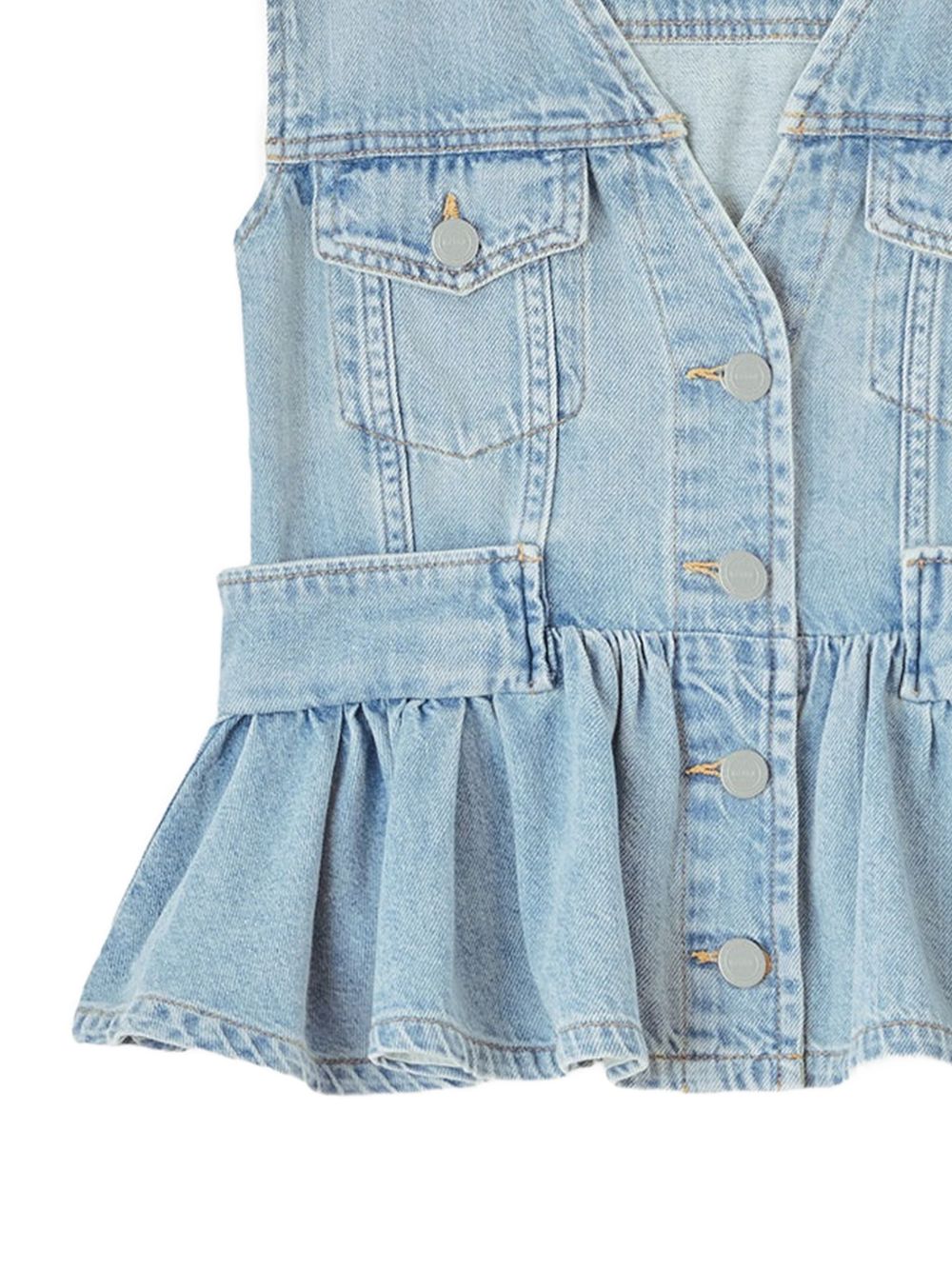 Ganni Top - BLUE | a7f0edeebbef8b24510f5f396e14767ba9413576