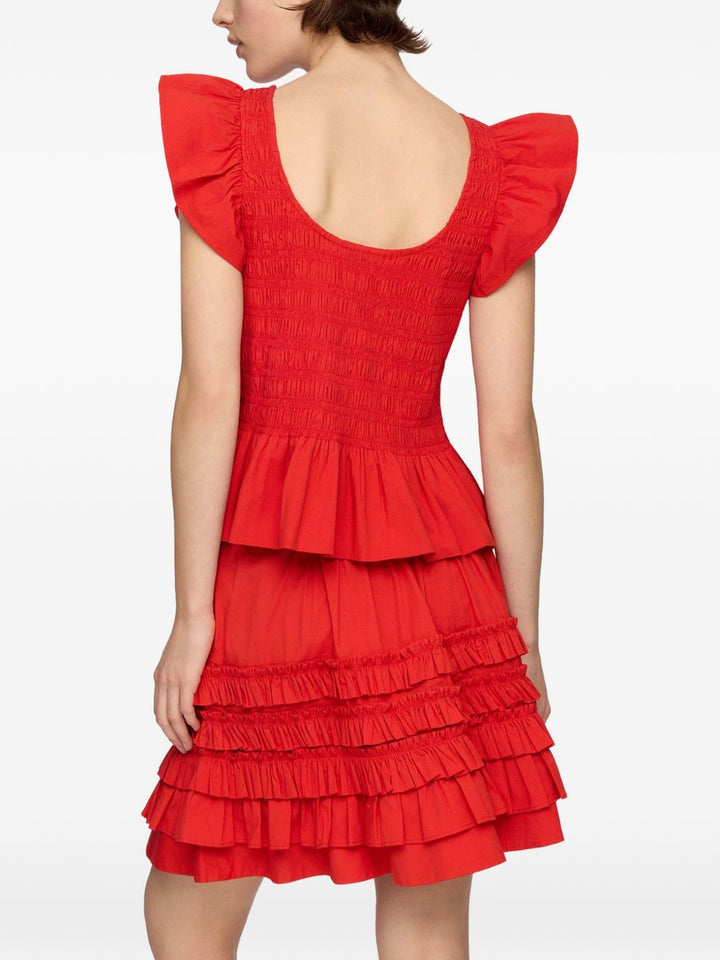 Ganni Top - RED | df2837e54222d2f474db08c36ccb437dc28e72e6