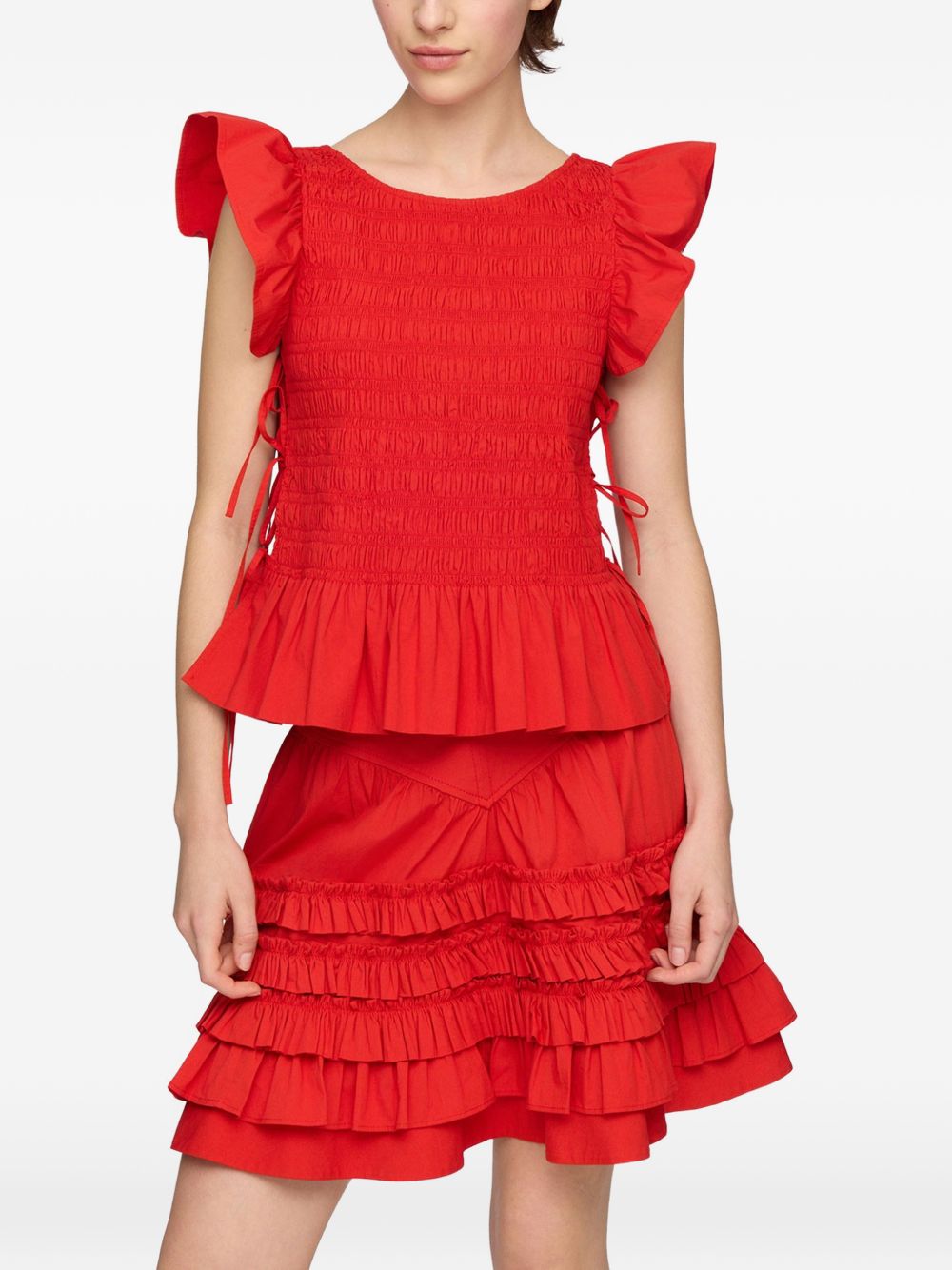 Ganni Top - RED | 6e6a39794dec62ad16818f024191dffb4e15e2d0