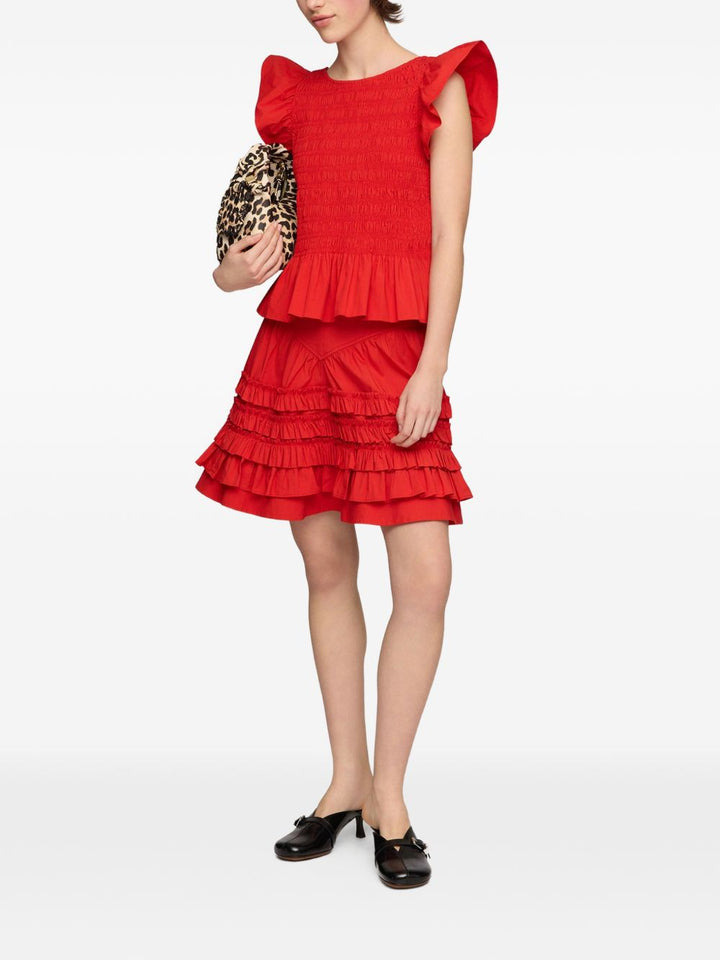 Ganni Top - RED | cc220c4cfb327d867d4fe22ab36bfcbdaa217127