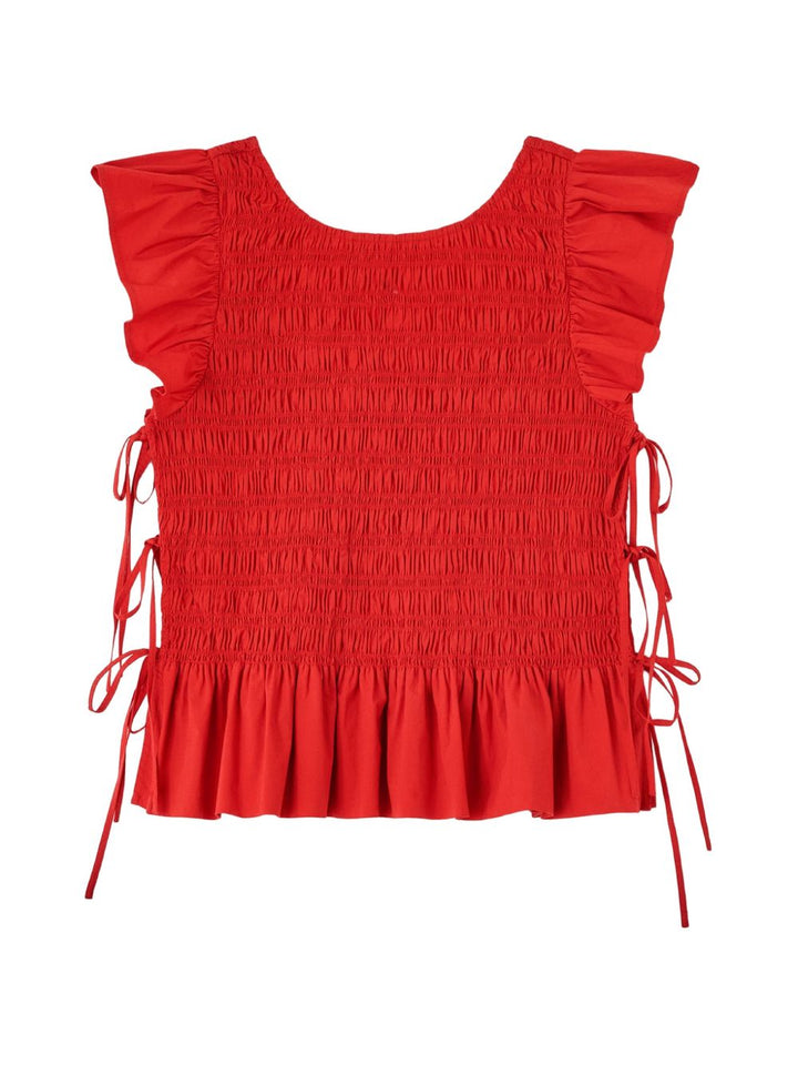 Ganni Top - RED | 5789fbe4a44e28d935e41c361d130fc6b6c91faf