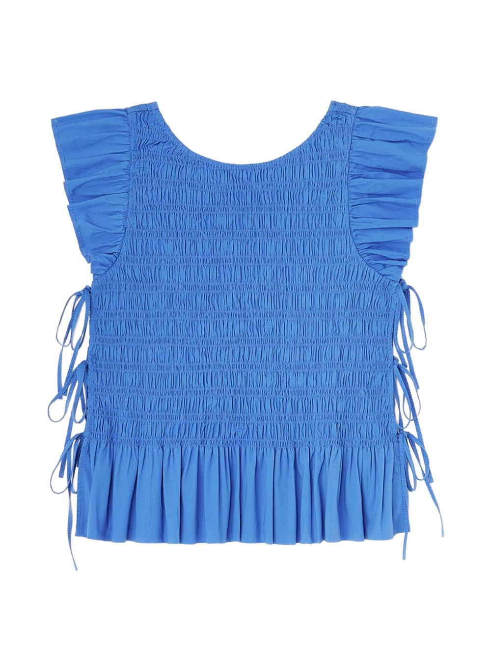 Ganni Top - BLUE | fb7c42474301d43d78b42bd558c5e58d5e5abfd1