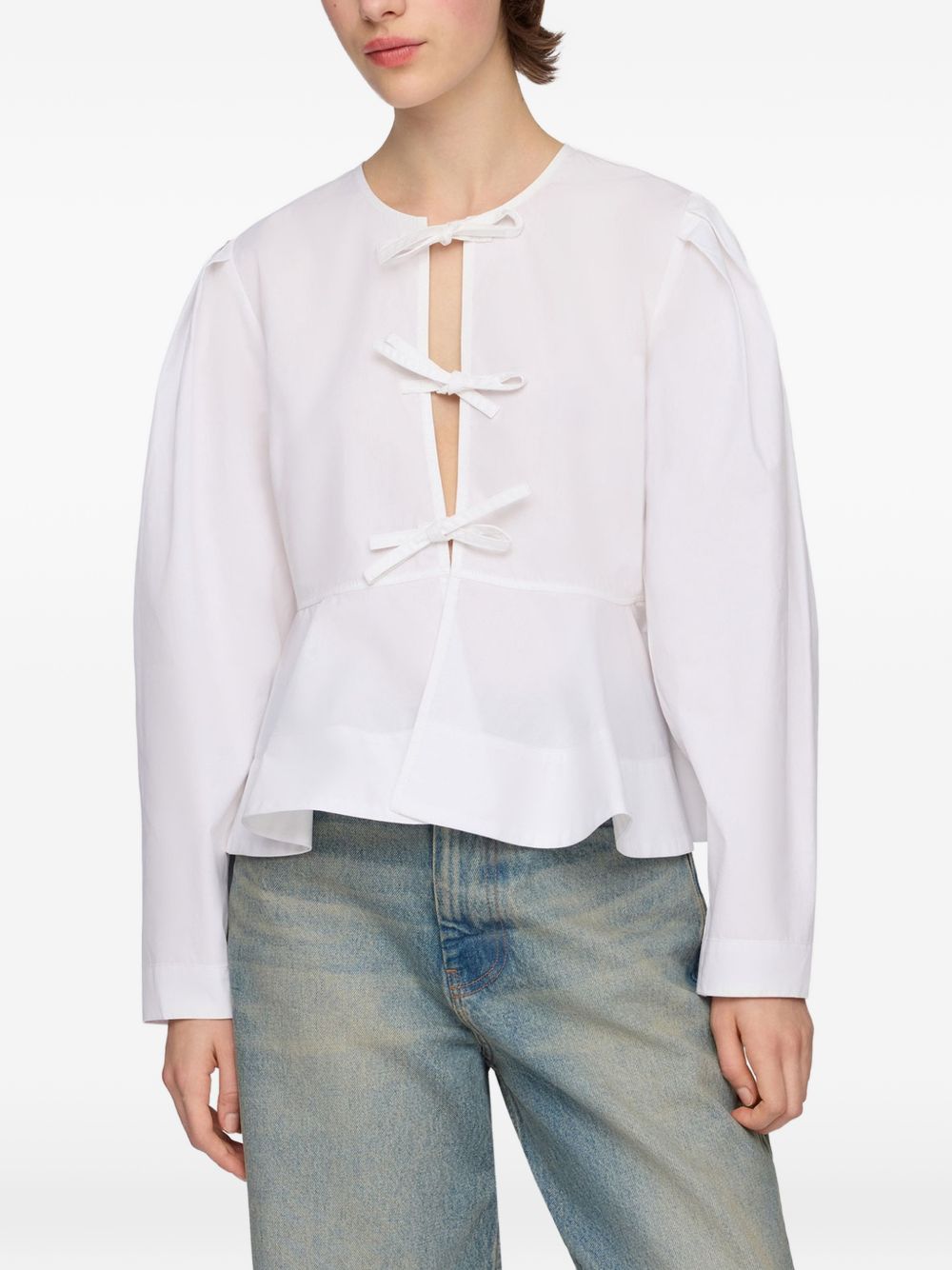 Ganni Shirts - WHITE | a74dc872222efcb7af19eb8a433e3c1e19dd1439