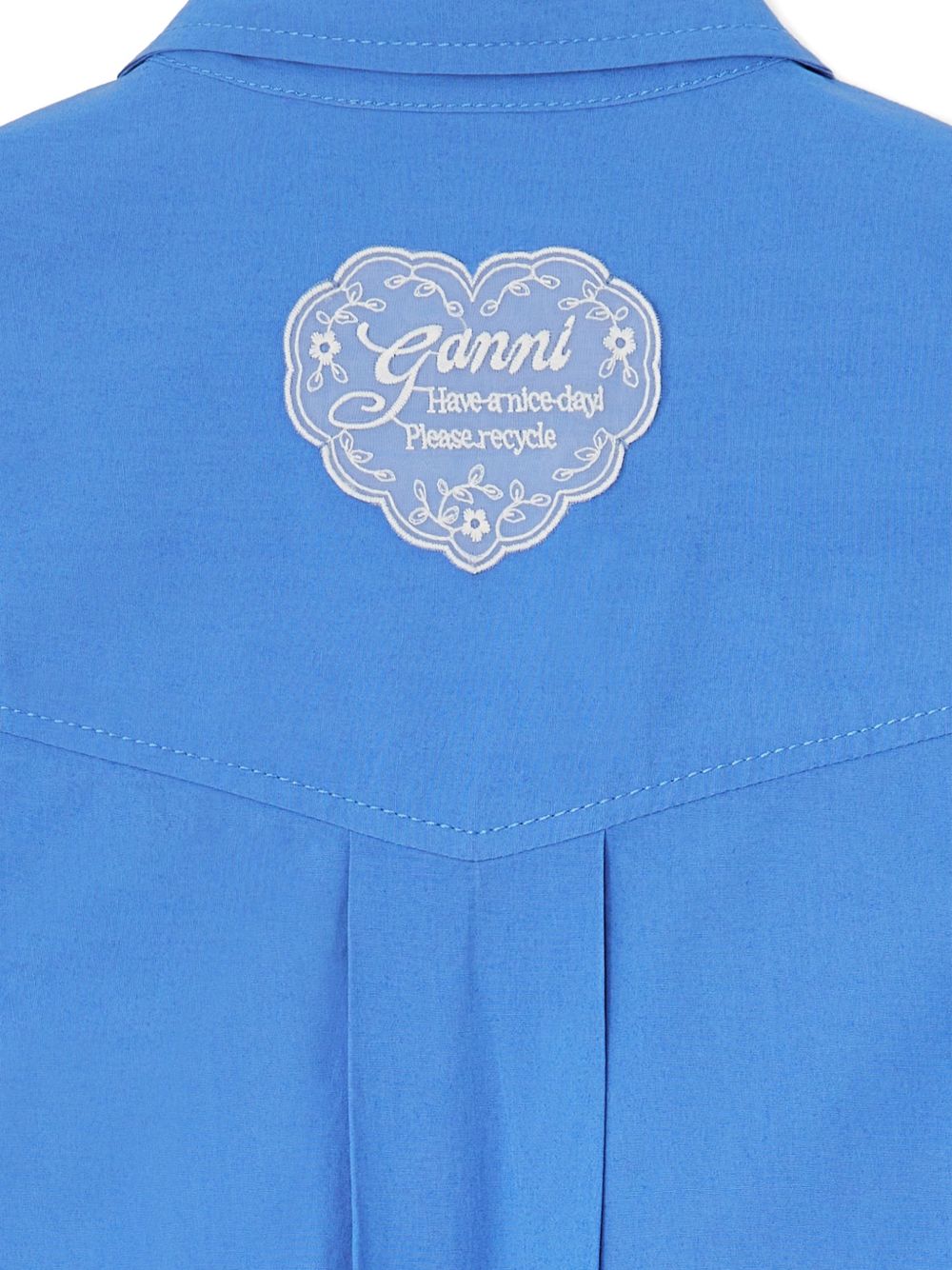 Ganni Shirts - BLUE | 9cdad992a510bf8319e45580ee7c1fd69e8a810e