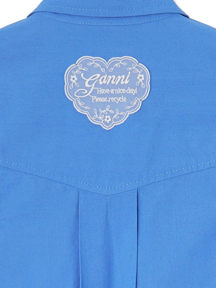 Ganni Shirts - BLUE | 9cdad992a510bf8319e45580ee7c1fd69e8a810e