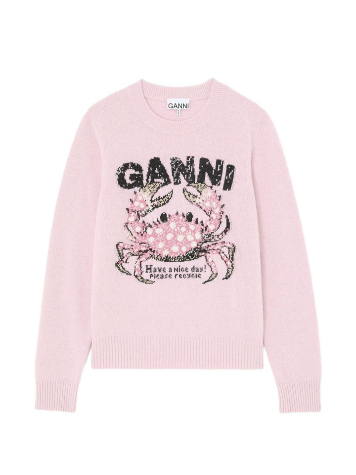 Ganni Sweaters - PINK | 7ed92d963e55c3c27a440240e6d8e38152dd4560