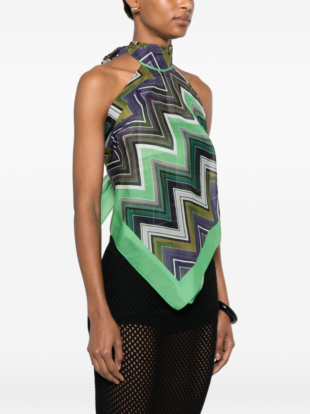 Missoni Top - Blue and green | a75009c5814f5cf3c99aea1cacdf83012c841b80