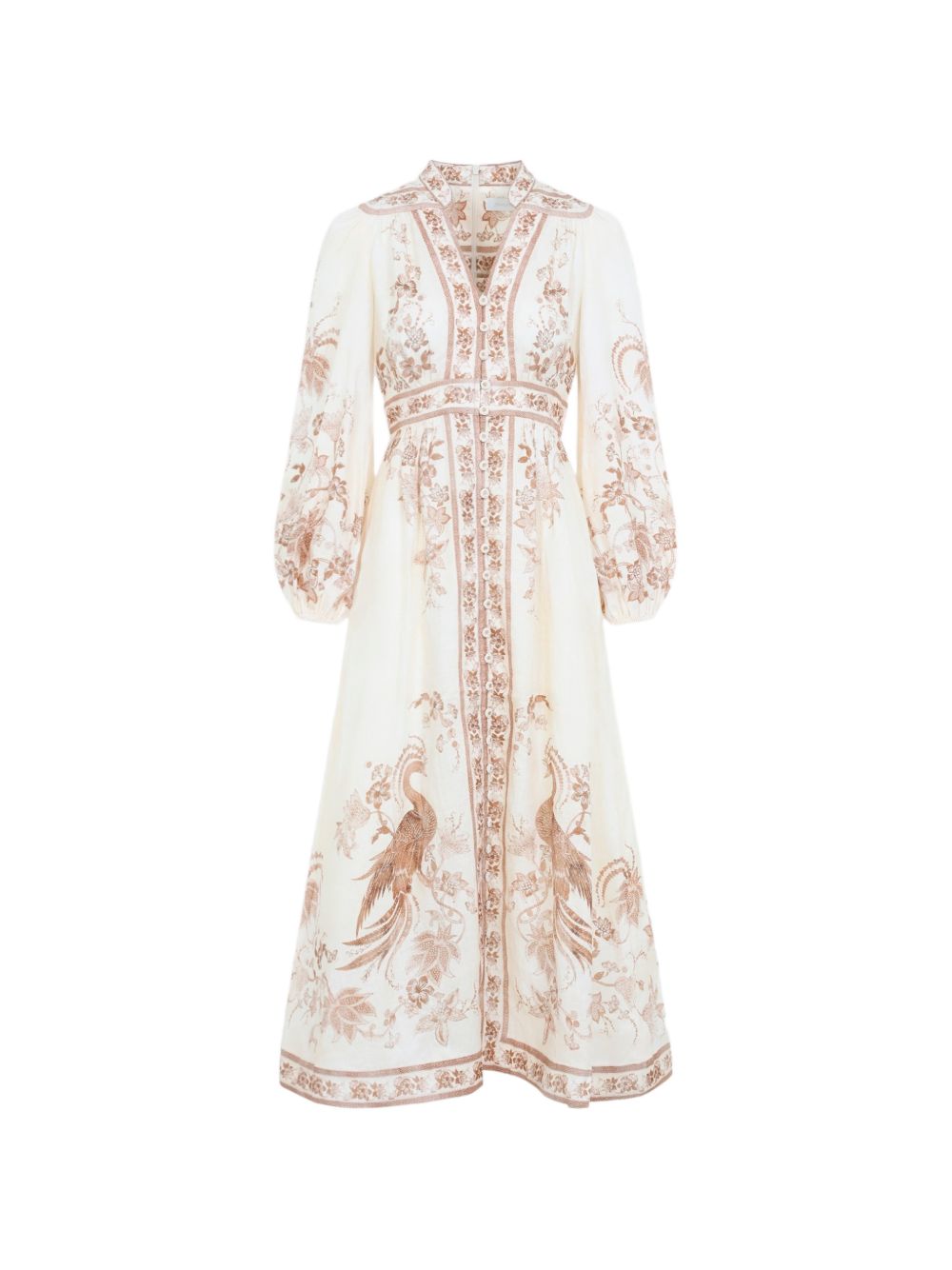 princess polly baby blue dress SPELL & THE GYPSY COLLECTIVE Mirage Crochet Midi Dress - Beige main image 0