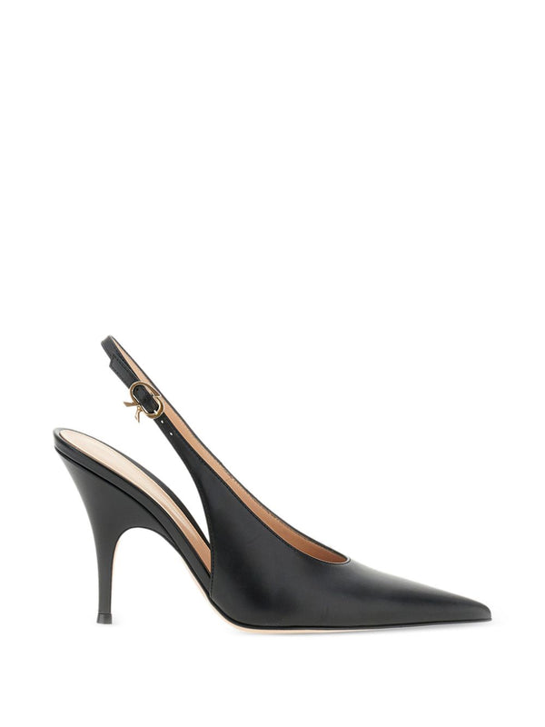Sofia Leather Slingback Pumps