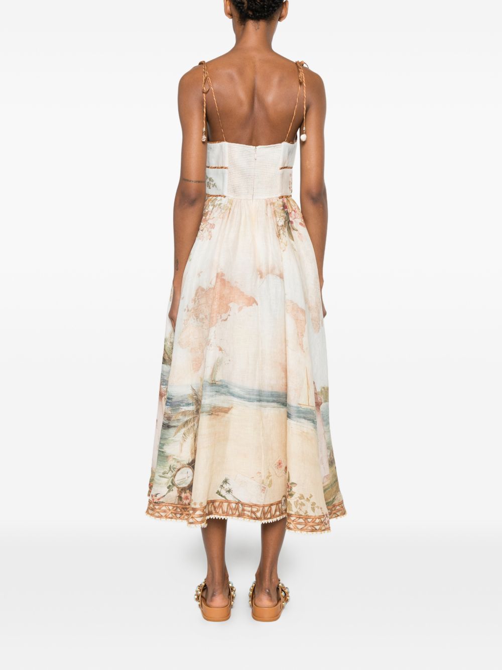 zimmermann cocktail dresses Women's Alchemy Ruffle Floral Strapless Minidress - Blue Poppy print choices allowed Zimmermanns sculptural bikinis and one Zimmermann Luna Metallic Halter Knit