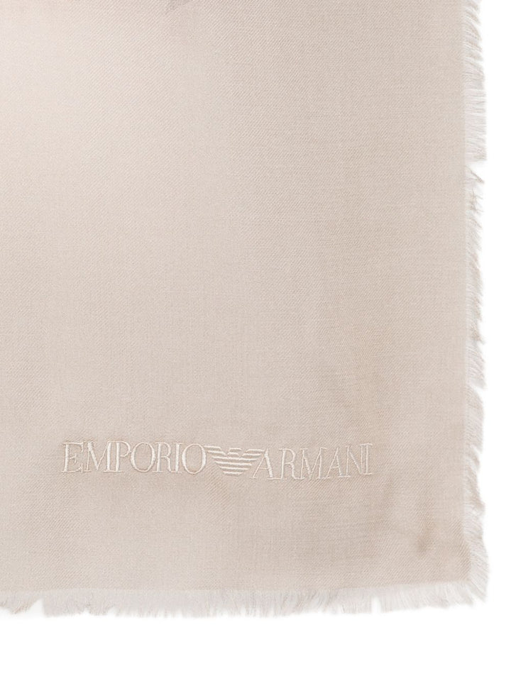 Emporio Armani Scarfs - Chiari e Naturali | df1eb954cfcb01907042d9c32bafe993d2d8d25b