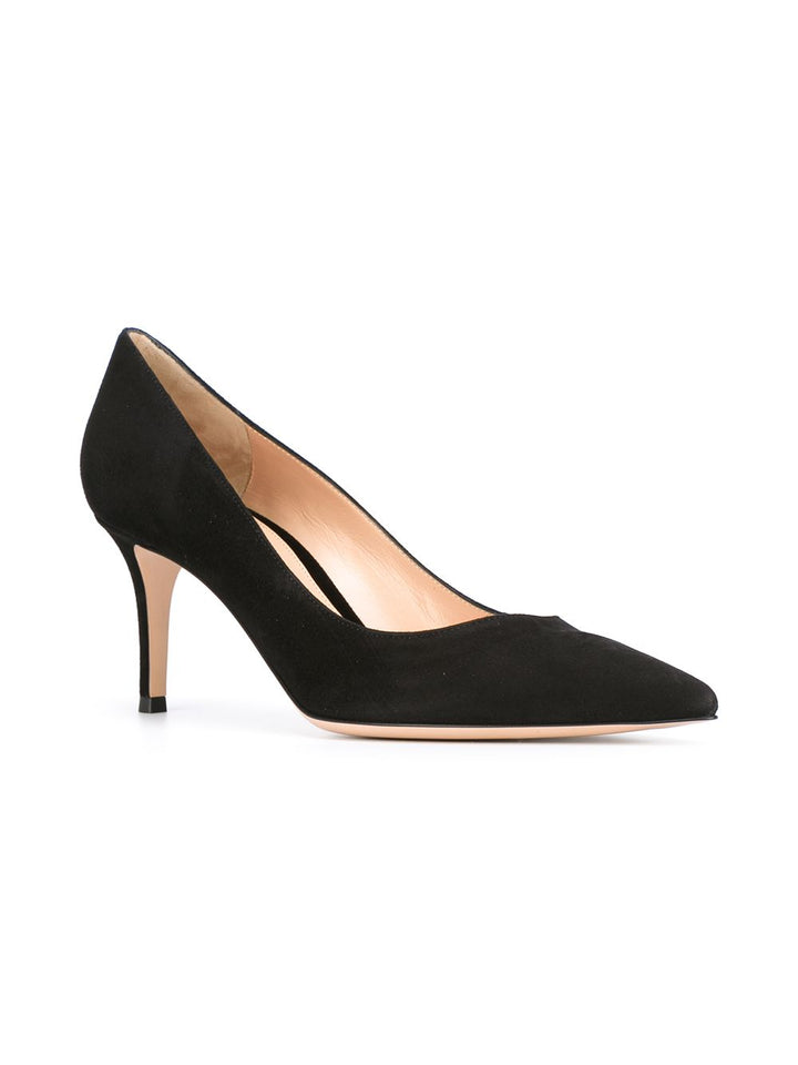 Gianvito Rossi With Heel - BLACK | 248048cd471b38c62ed06fc4353ad1d9ffc24595