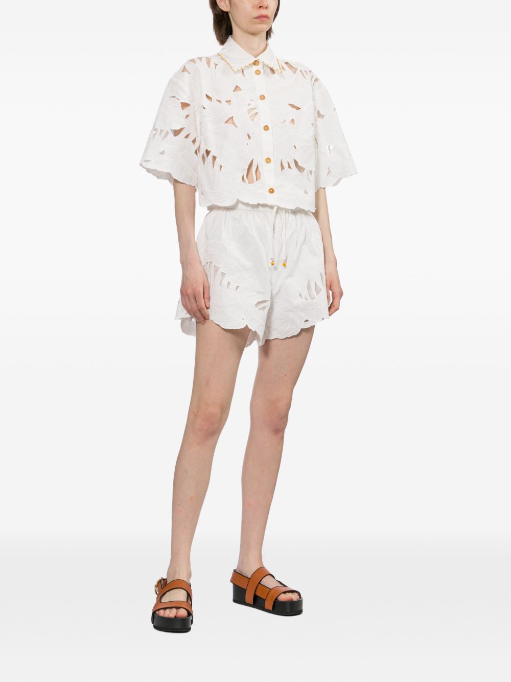 Zimmermann Shorts - WHITE | aba64bd94da4a7055641539b04f543ca1d9cc134
