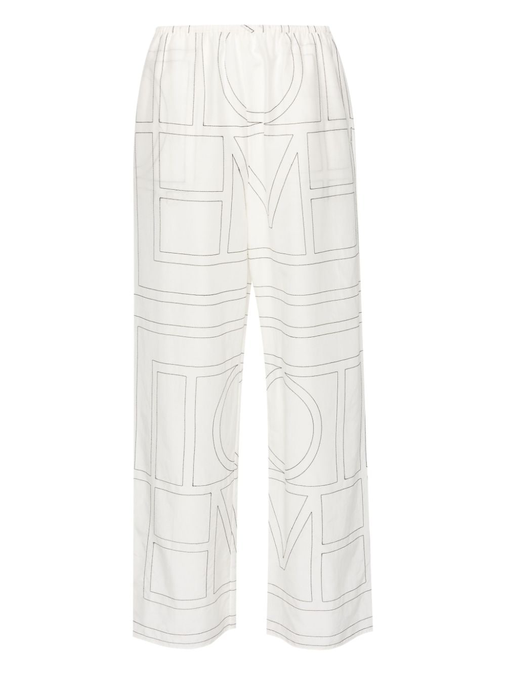 Toteme Pre Trousers - WHITE | 48b09b857952b51ea3e6cc45524e63d0553a4981