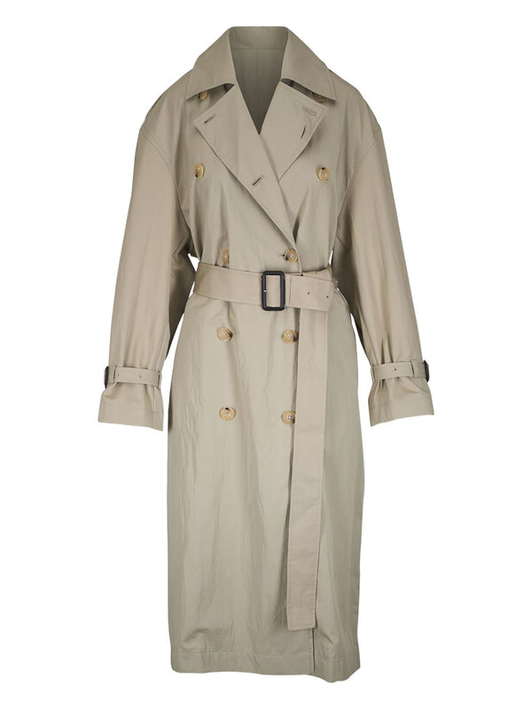 Cotton Blend Trench Coat