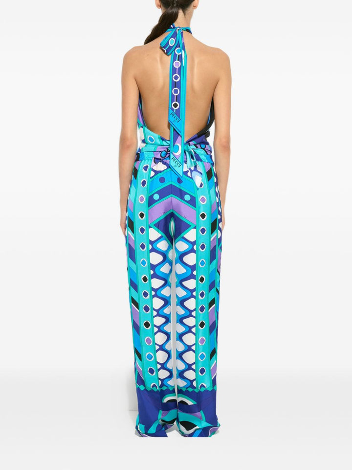 Pucci Top - Blue and green | 4e9a51e2c7f0558b4eb1d50a2c1786e360daae3e