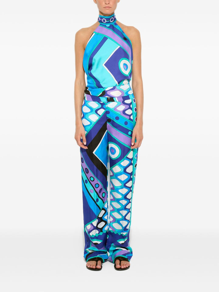 Pucci Top - Blue and green | bab0b0d39d1771cfb33260f8d0e51b00b54294cd