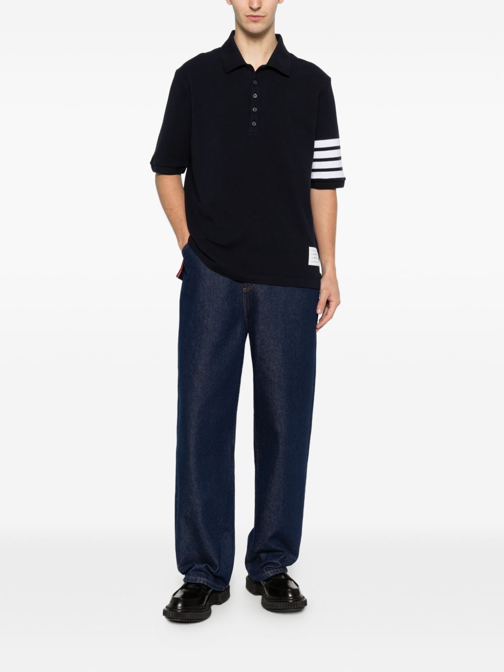 Thom Browne T-shirts and Polos - BLUE | d69dcf0aa1b8ff562981beb0fe86cd25f1f2cc21