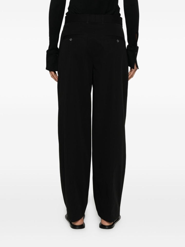 Toteme Pre Trousers - BLACK | 77302565858fc905c4dafcb64b59fe5f74b2dd59