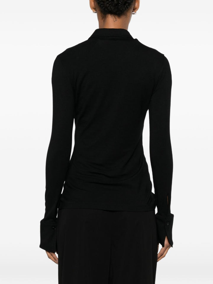 Toteme Pre Shirts - BLACK | d81dc6d2ad1a01556f3190f1c5f41ad0bbacd58f