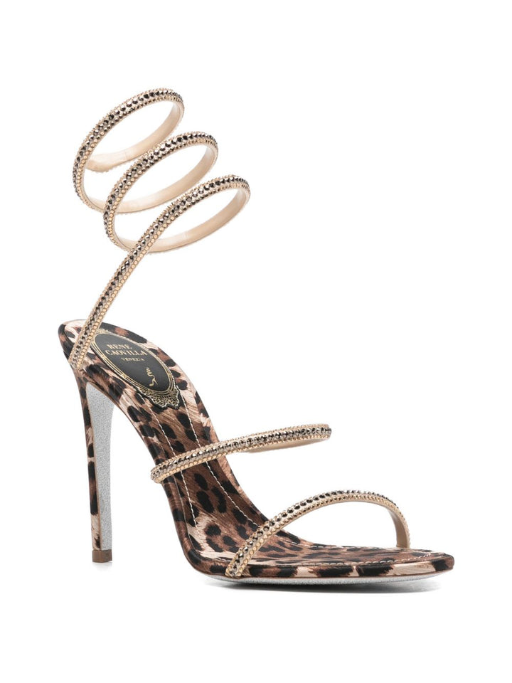 Rene' Caovilla Sandals - ANIMALIER | 6dc6ac2b398434047029844ab35e42c3725221bd