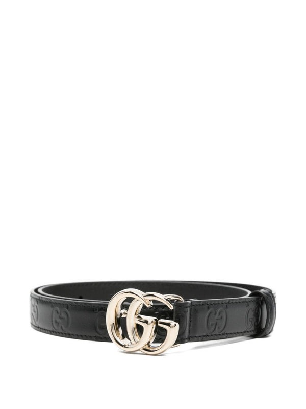 Gg Marmont Leather Belt