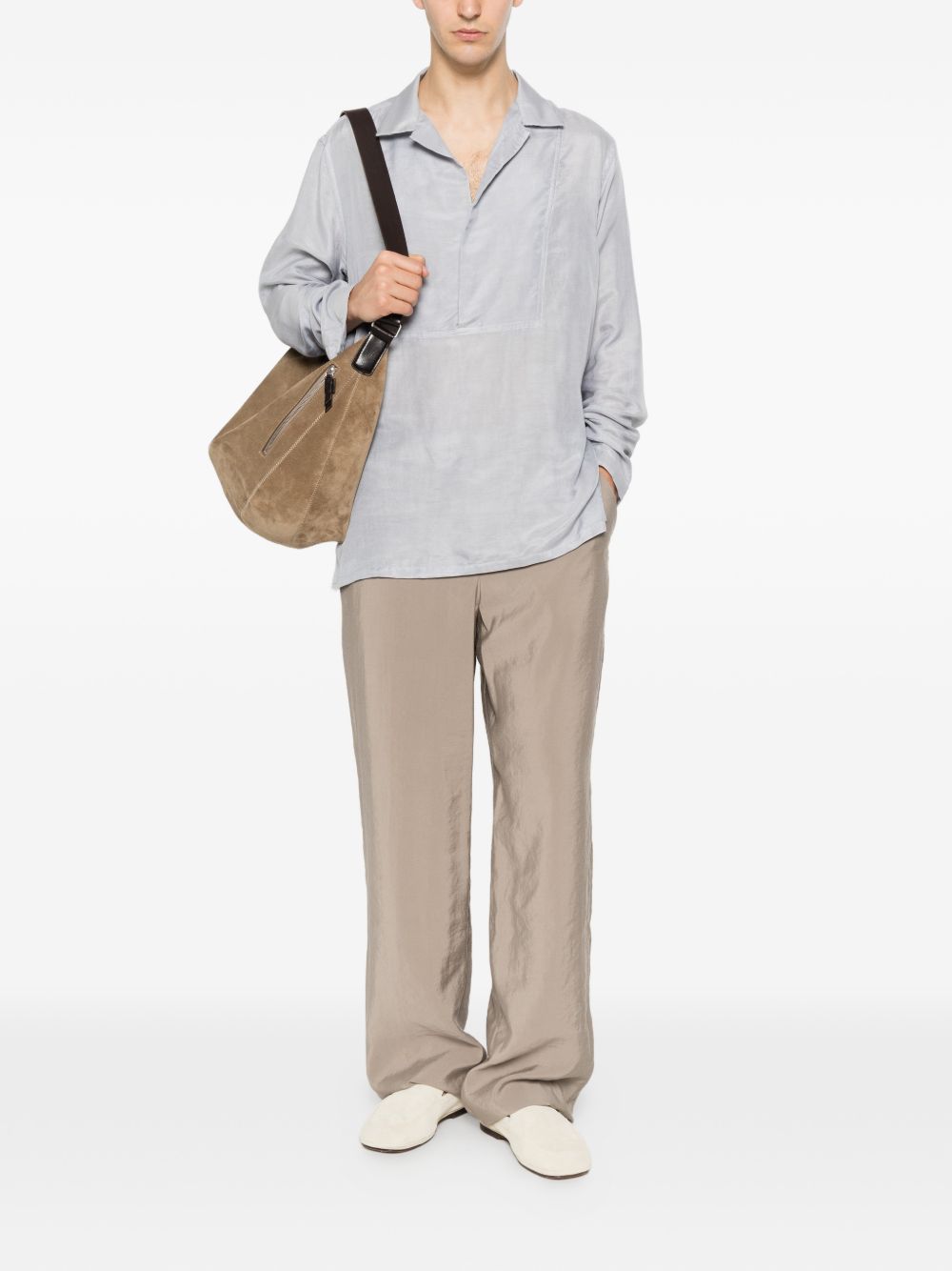 Emporio Armani Capsule Trousers - BROWN | aeb77075028702f2d9f8744855b58cced751d50a