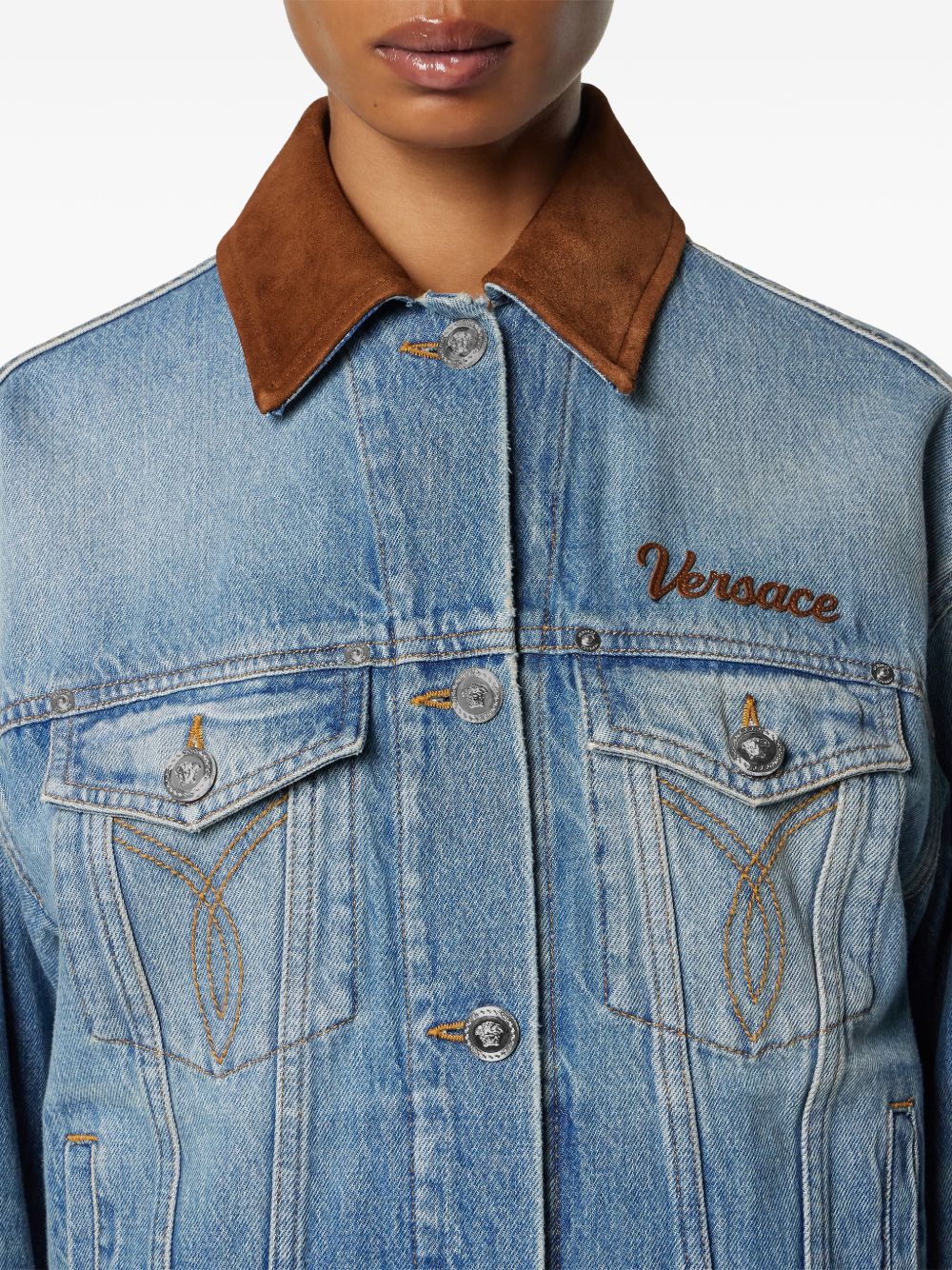 Versace Coats - BLUE | 28dbb0bf93ffb516eb8b17d22e68e75389d6eac1