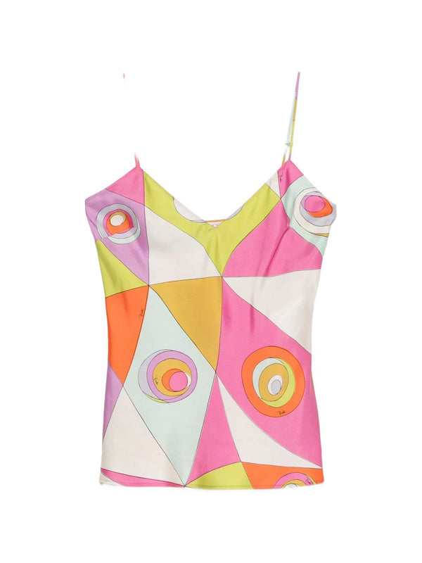 Printed Silk Top