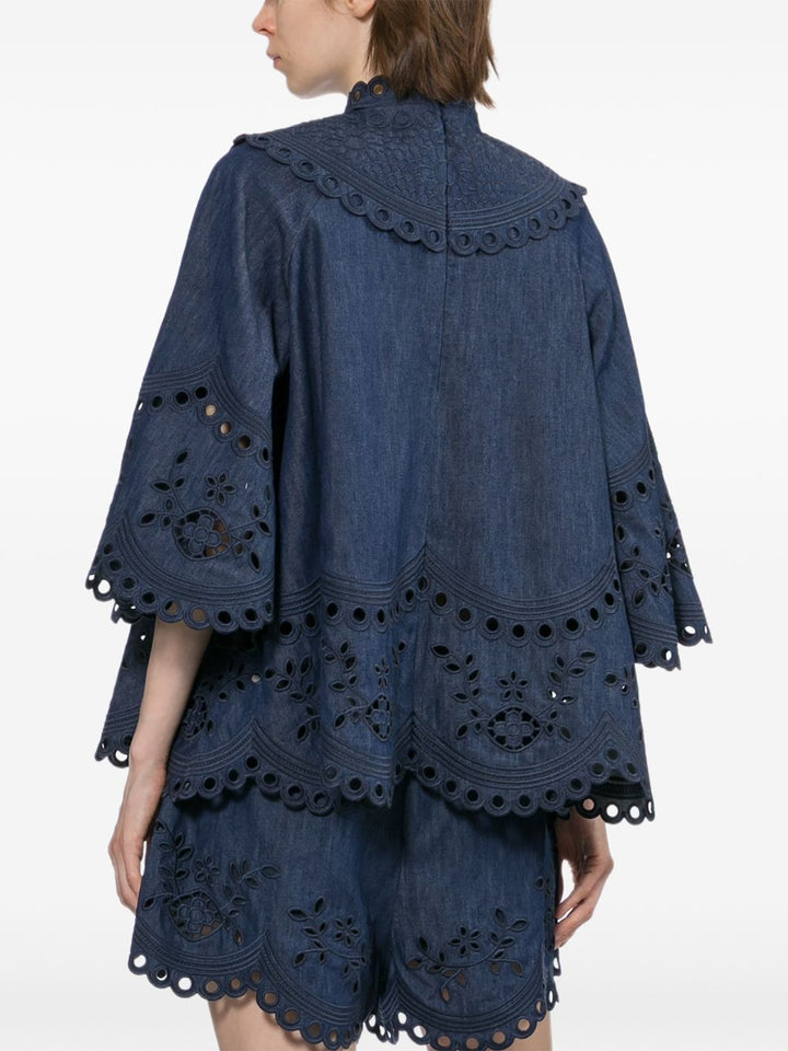 Zimmermann Top - BLUE | 7a394f6002b780c0ab466354b2464a2a5d56672a