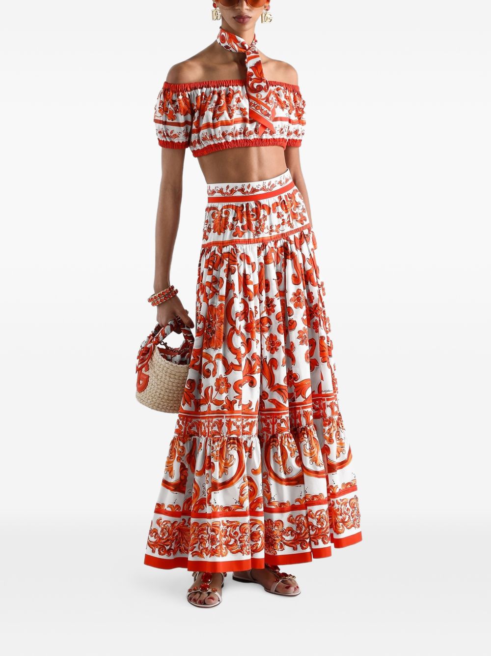 Dolce & Gabbana Top - ORANGE | cd94fe1912e898f4e2185c6262faffd2d019f751