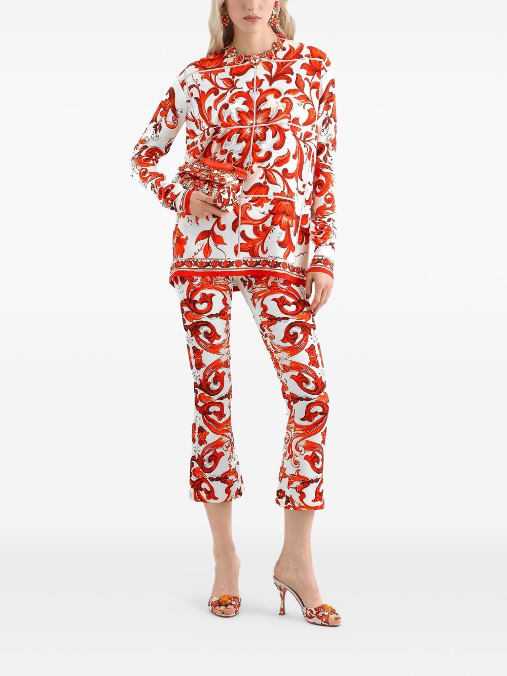 Dolce & Gabbana Trousers - ORANGE | ecafeaad5c8fbec20598600b0edce270182f7f85