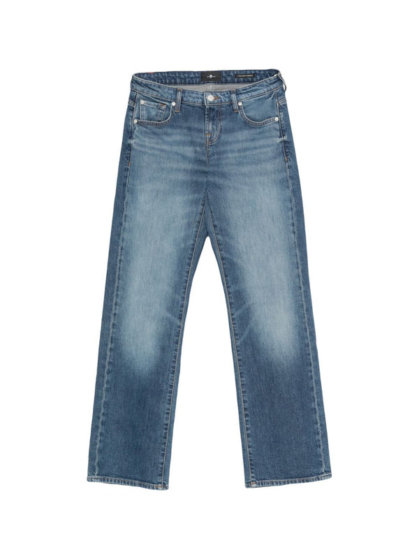 Low Straight Denim Jeans