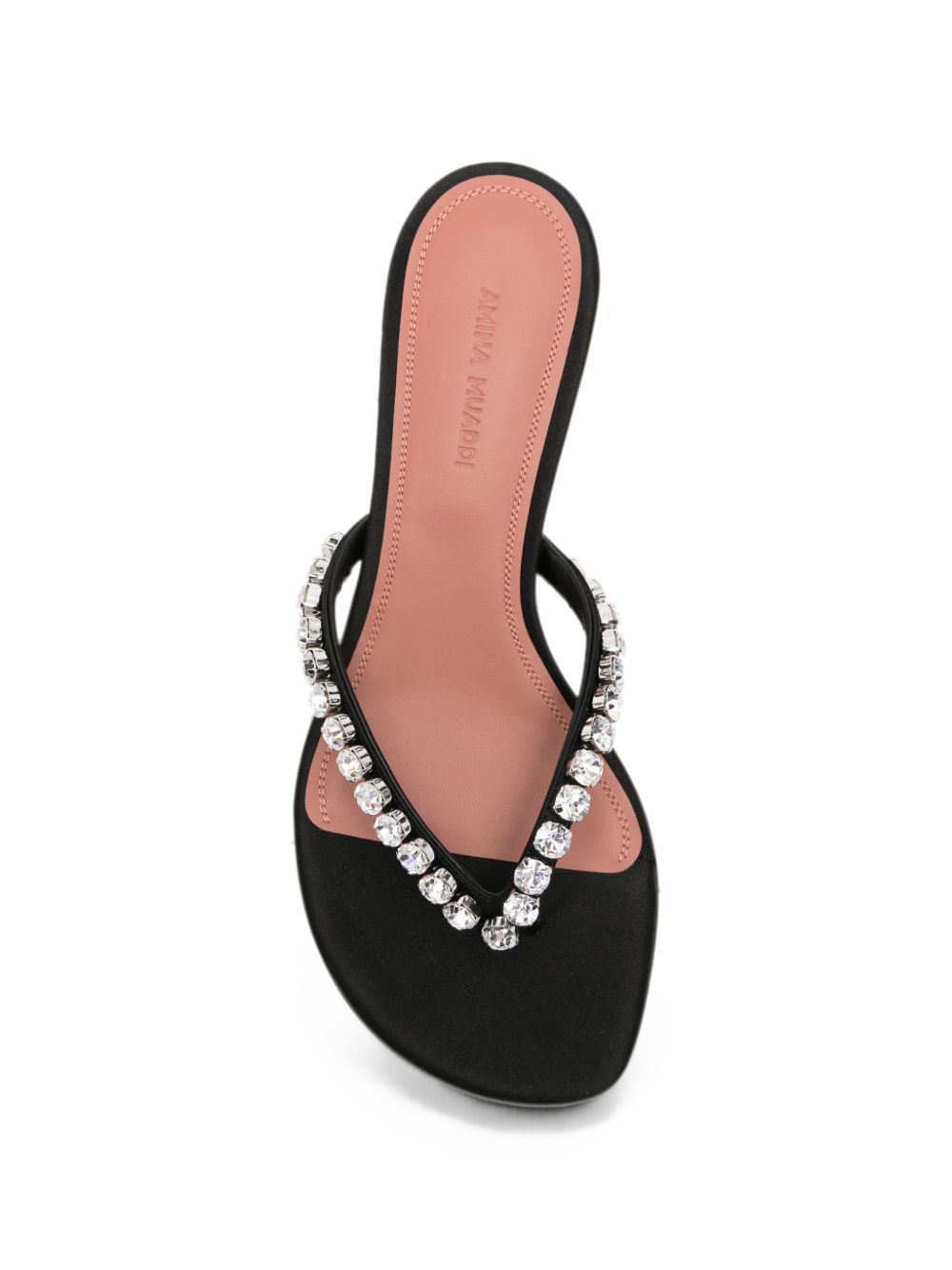 Amina Muaddi Sandals - BLACK | e7f0a01399cd817d341570fec0bbc960fc05227e