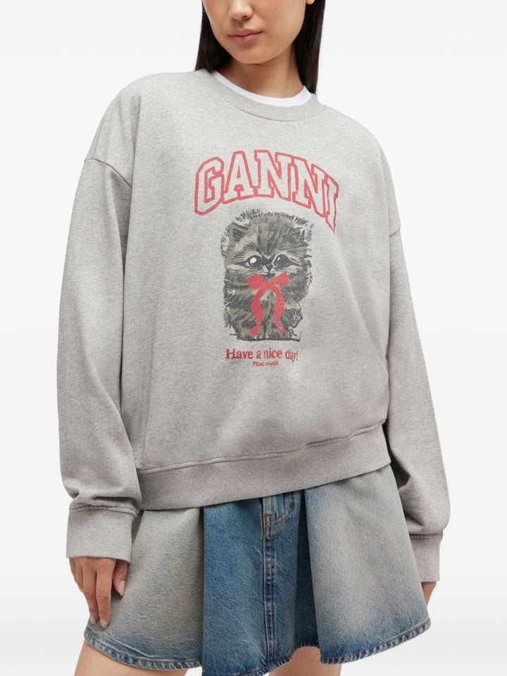 Ganni Sweaters - GREY | 93946eeb34738d0f0ff808f575d2a7c07da2ca2b
