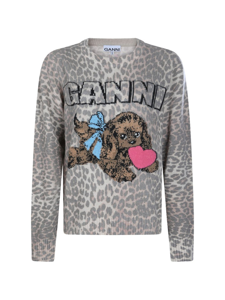 Ganni Sweaters - ANIMALIER | e6d72c127257ed1eb1a916f9d6a81aea13fc2829