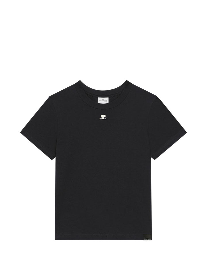 Courreges Pre T-shirts and Polos - BLACK | 216a260a513603bcb7f769649ae73048ecbf3923