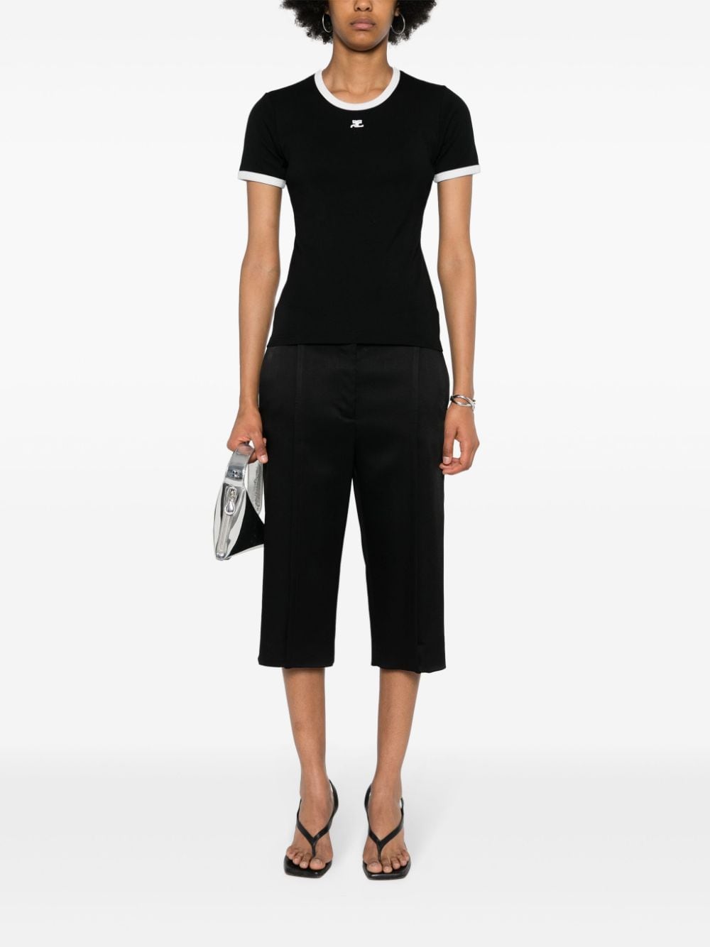 Courreges Pre T-shirts and Polos - BLACK | b8d8af14c2883fcba6e3d0dfae0f81419ae36aa9