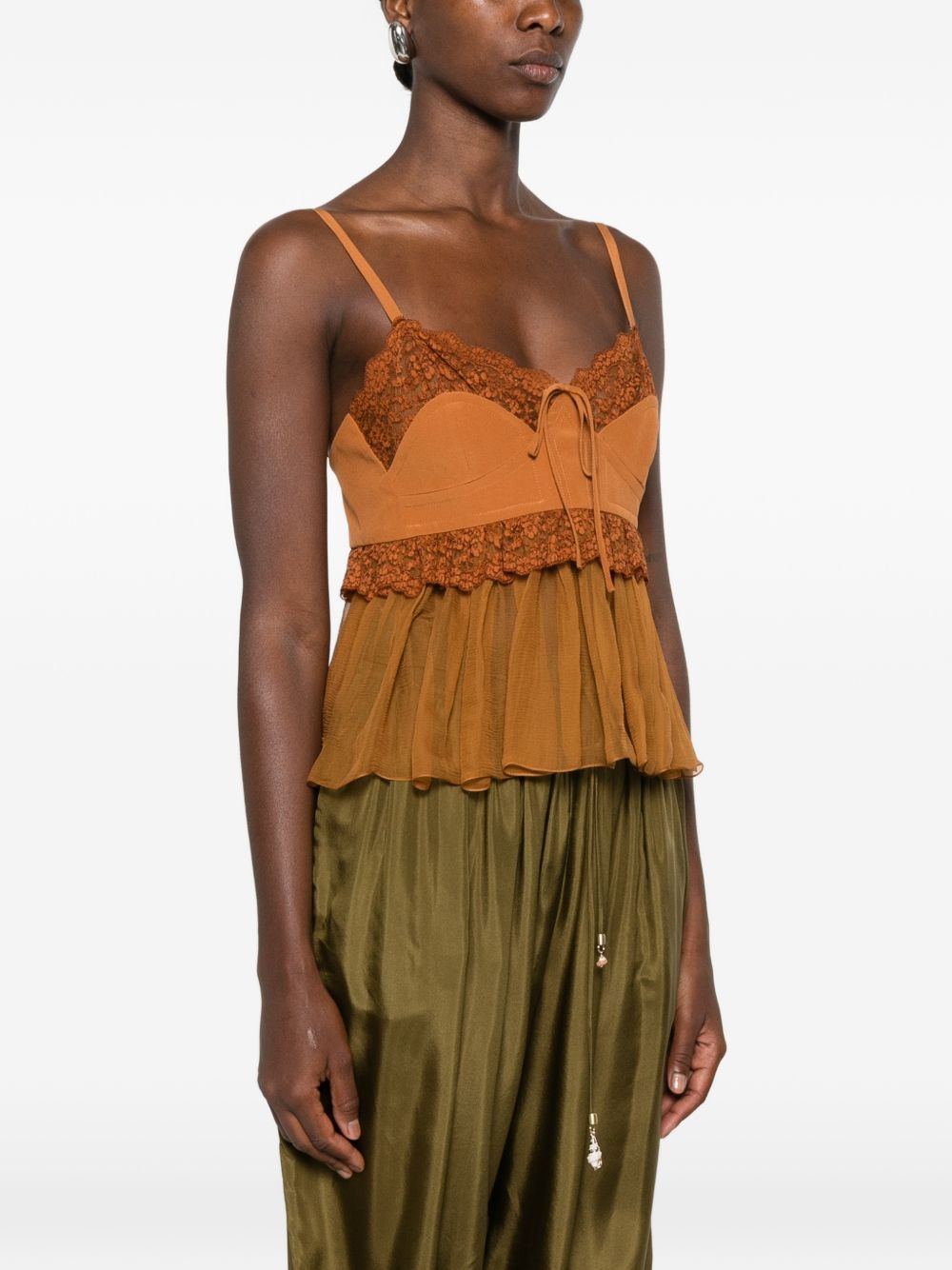 Chloè Top - BROWN | 609294f1d1830ca9ee24e1dd0dce0f8c80f4b417