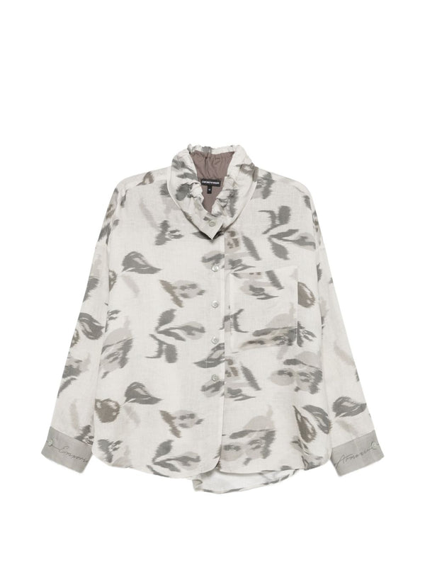 Printed Linen Shirt