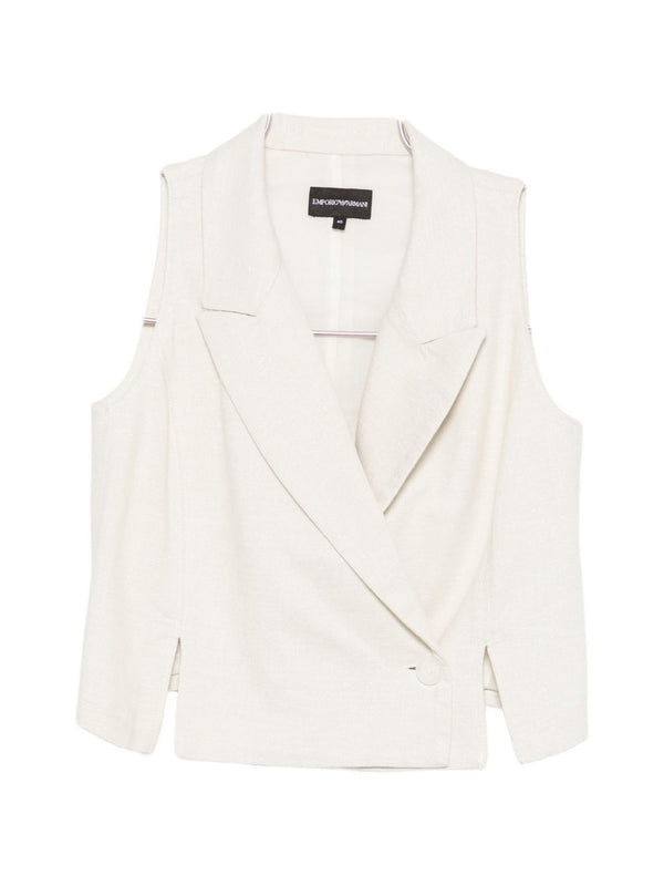 Cotton Blend Blazer Jacket