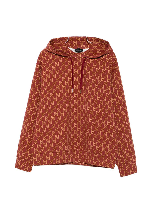 Printed Cotton Hoodie
