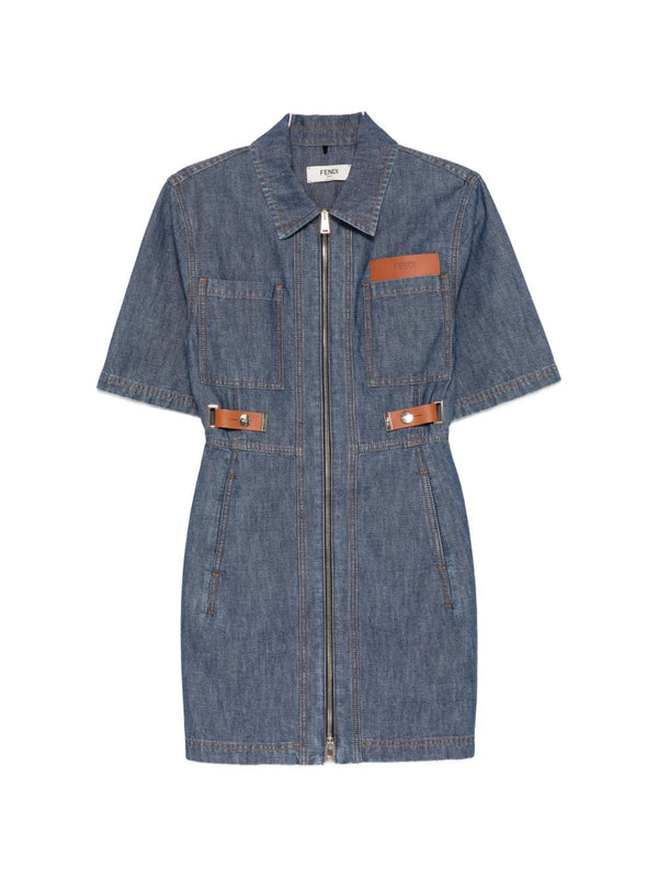 Denim Short Dress